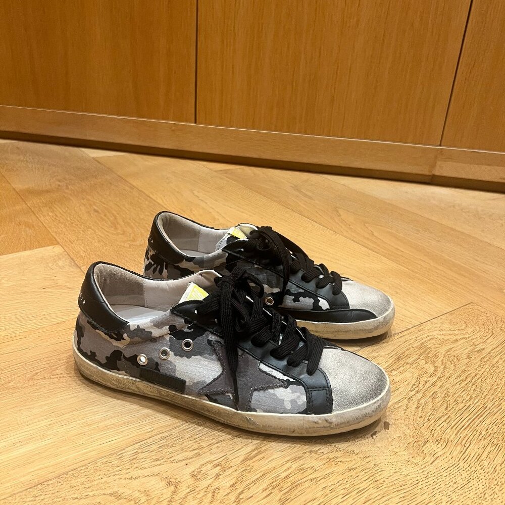 GOLDEN GOOSE - Superstar cloth low trainers